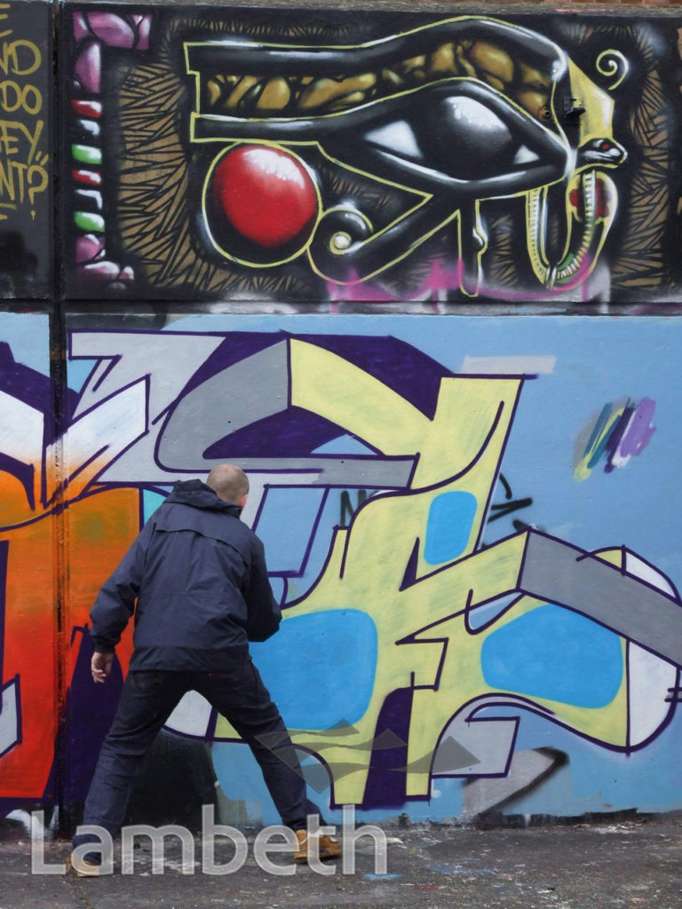GRAFFITI ARTIST, AYTOUN STREET, STOCKWELL