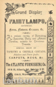 ATLANTIC FURNISHING CO., 14 & 16 ATLANTIC ROAD, BRIXTON