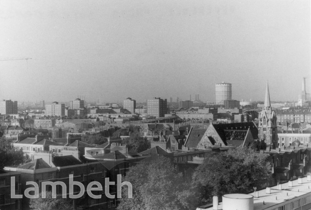 AERIAL VIEW ALBERT SQUARE AND SOUTH LAMBETH