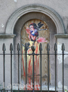 GRAFFITI, RALEIGH HOUSE, WINDRUSH SQUARE, BRIXTON