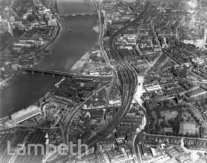 AERIAL VIEW, VAUXHALL & LAMBETH