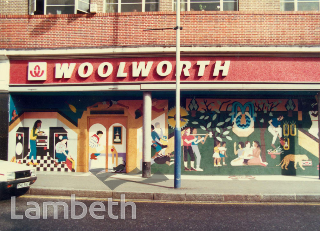 WOOLWORTH’S MURAL, COLDHARBOUR LANE, BRIXTON