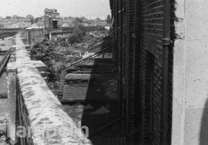 FLAXMAN ROAD HOUSES & RAILWAY LINE, LOUGHBOROUGH JUNCTION