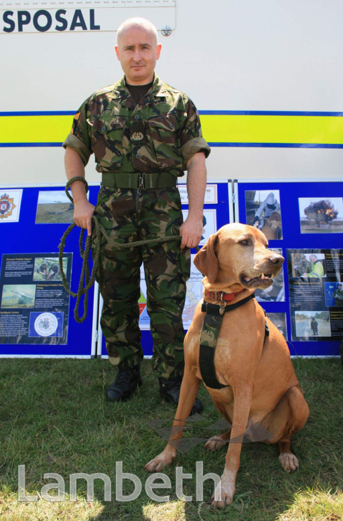BOMB DISPOSAL TEAM, COUNTRY SHOW, BROCKWELL PARK
