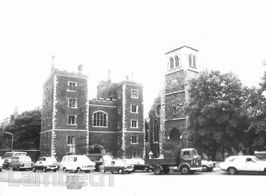 LAMBETH PALACE & ST MARY’S CHURCH, LAMBETH PALACE ROAD