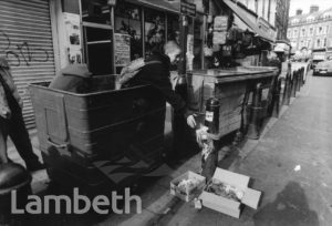 FOOD FORAGING, ELECTRIC AVENUE, BRIXTON