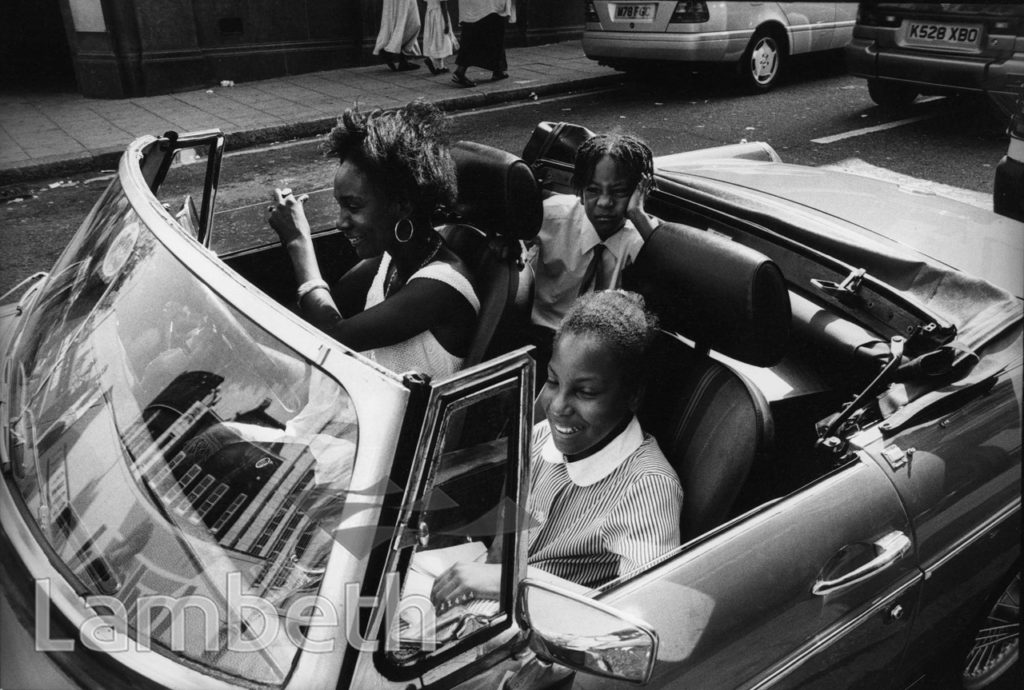 GIRLS IN CAR, BRIXTON