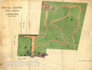BURIAL GROUND, HIGH STREET, LAMBETH