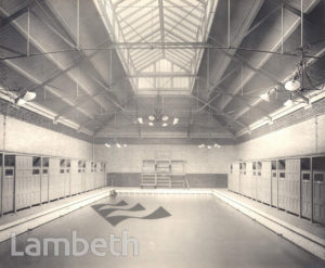 WOMEN'S SWIMMING POOL, LAMBETH BATHS, LAMBETH ROAD