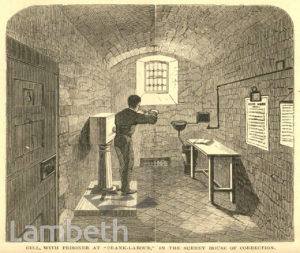PRISONER AT LABOUR, SURREY HOUSE OF CORRECTION, BRIXTON