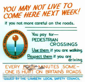 PEDESTRIAN CROSSINGS: LAMBETH LOCAL SAFETY COUNCIL