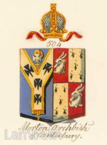 ARCHBISHOP MORTON, COAT OF ARMS