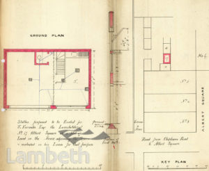 STABLES FOR 17 ALBERT SQUARE, SOUTH LAMBETH