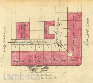 PROPOSED SHOPS, WATER LANE & TULSE HILL ROAD, BRIXTON