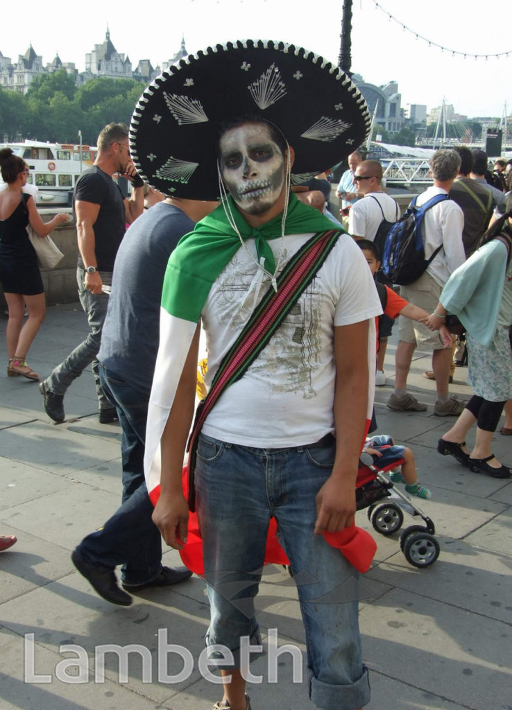 MEXICAN OLYMPICS TEAM SUPPORTER, SOUTH BANK