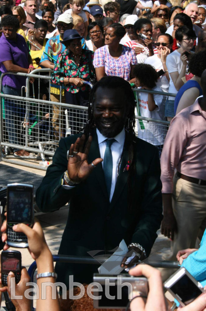LEVI ROOTS, OLYMPIC TORCH CHANGEOVER, BRIXTON OVAL