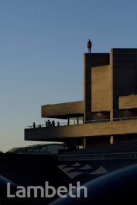 ANTHONY GORMLEY SCULPTURE, NATIONAL THEATRE, SOUTH BANK