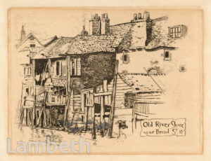 THAMES FORESHORE, NEAR BROAD STREET, LAMBETH