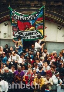 NELSON MANDELA VISIT, BRIXTON STATION ROAD, BRIXTON