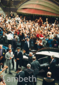 NELSON MANDELA VISIT, BRIXTON STATION ROAD, BRIXTON