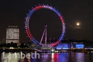 ROYAL BIRTH CELEBRATION, LONDON EYE, SOUTH BANK