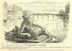 FATHER THAMES OPPOSITE COUNTY HALL, WATERLOO