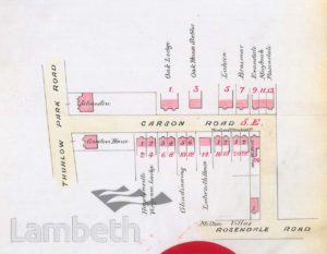 CARSON ROAD, WEST DULWICH