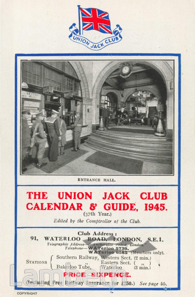UNION JACK CLUB GUIDE, WATERLOO