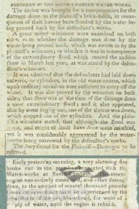 ARTICLE: FENTIMAN v. SOUTH LONDON WATERWORKS, KENNINGTON