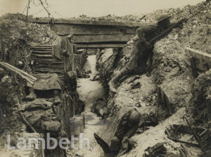 OFFICIAL WWI PHOTO: TRENCHES ON THE SOMME