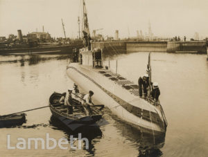 OFFICIAL WWI PHOTO: GERMAN MINE-LAYING U-BOAT
