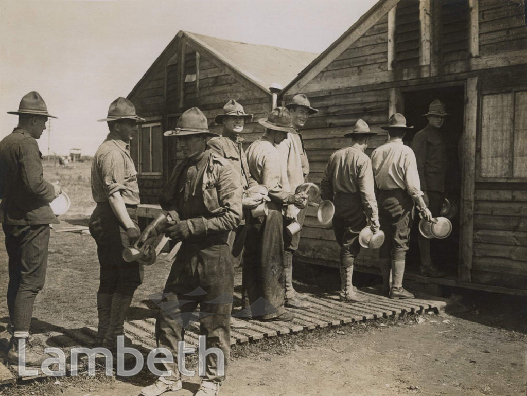OFFICIAL WWI PHOTO: AMERICAN ENGINEERS’ CAMP