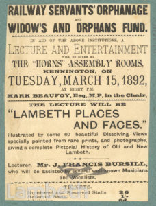 ORPHANS' CHARITY EVENT: HORNS ASSEMBLY ROOMS, KENNINGTON