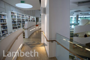 CLAPHAM LIBRARY, CLAPHAM HIGH STREET