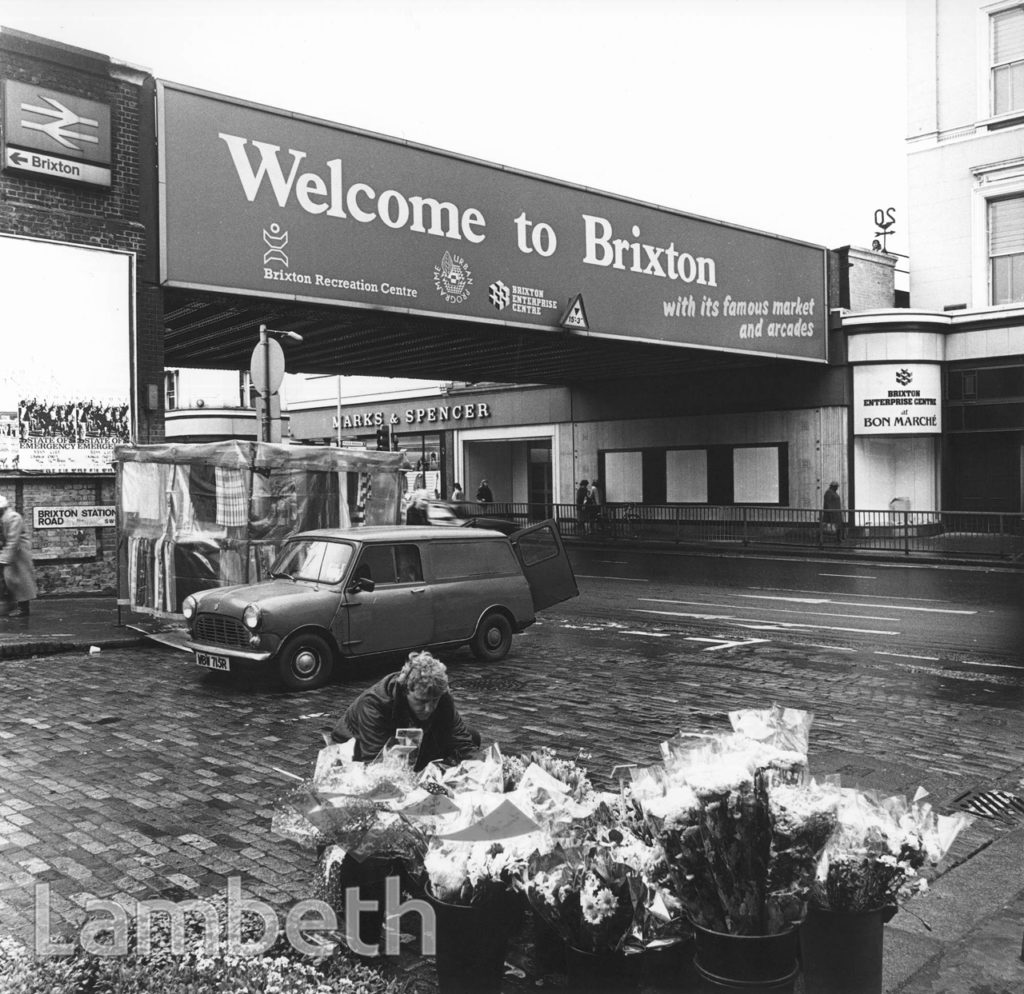 WELCOME TO BRIXTON SIGN, BRIXTON ROAD