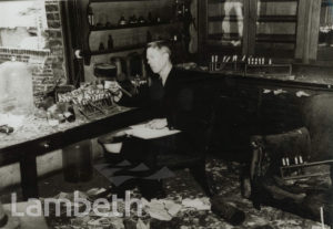 BOMB DAMAGE, BROWN INSTITUTION, WANDSWORTH ROAD, VAUXHALL