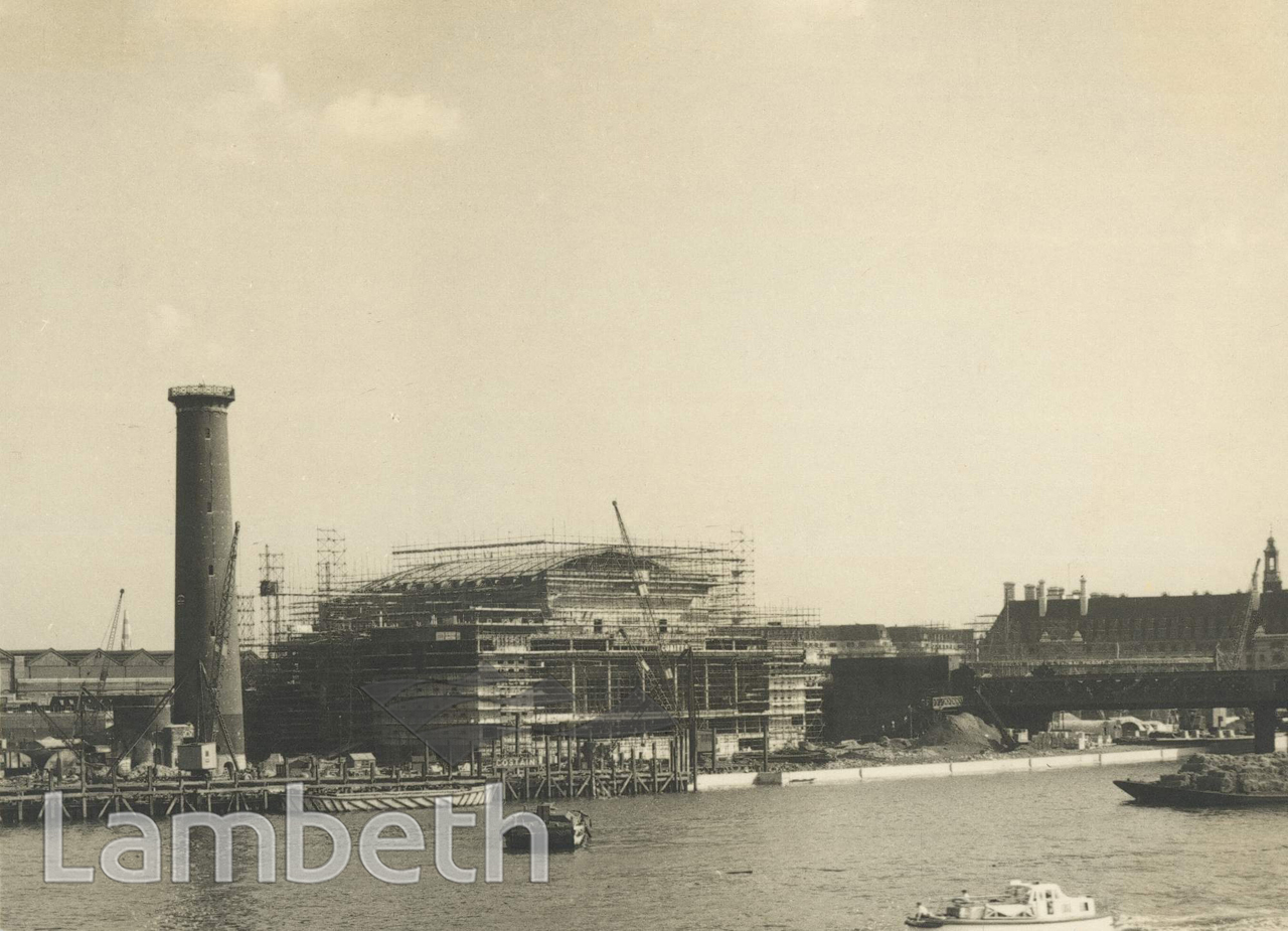 CONSTRUCTION OF FESTIVAL HALL, SOUTH BANK