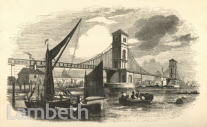 LAMBETH & HUNGERFORD SUSPENSION BRIDGE