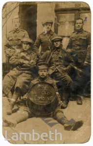 WORLD WAR I: FIRST SURREY RIFLES STRETCHER BEARERS