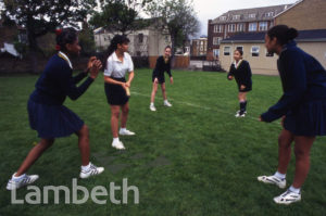 PUPILS AT LA RETRAITE SCHOOL, ATKINS ROAD, CLAPHAM PARK