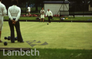 BOWLS EVENT, BROCKWELL PARK, HERNE HILL