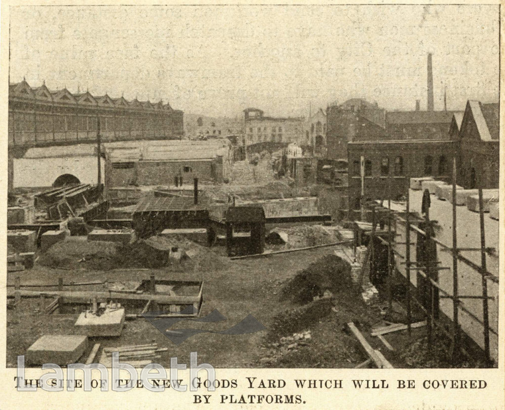 NEW GOODS YARD EXTENSION SITE, WATERLOO STATION
