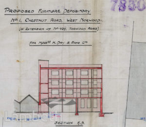 FURNITURE DEPOSITORY, 1 CHESTNUT ROAD, WEST NORWOOD