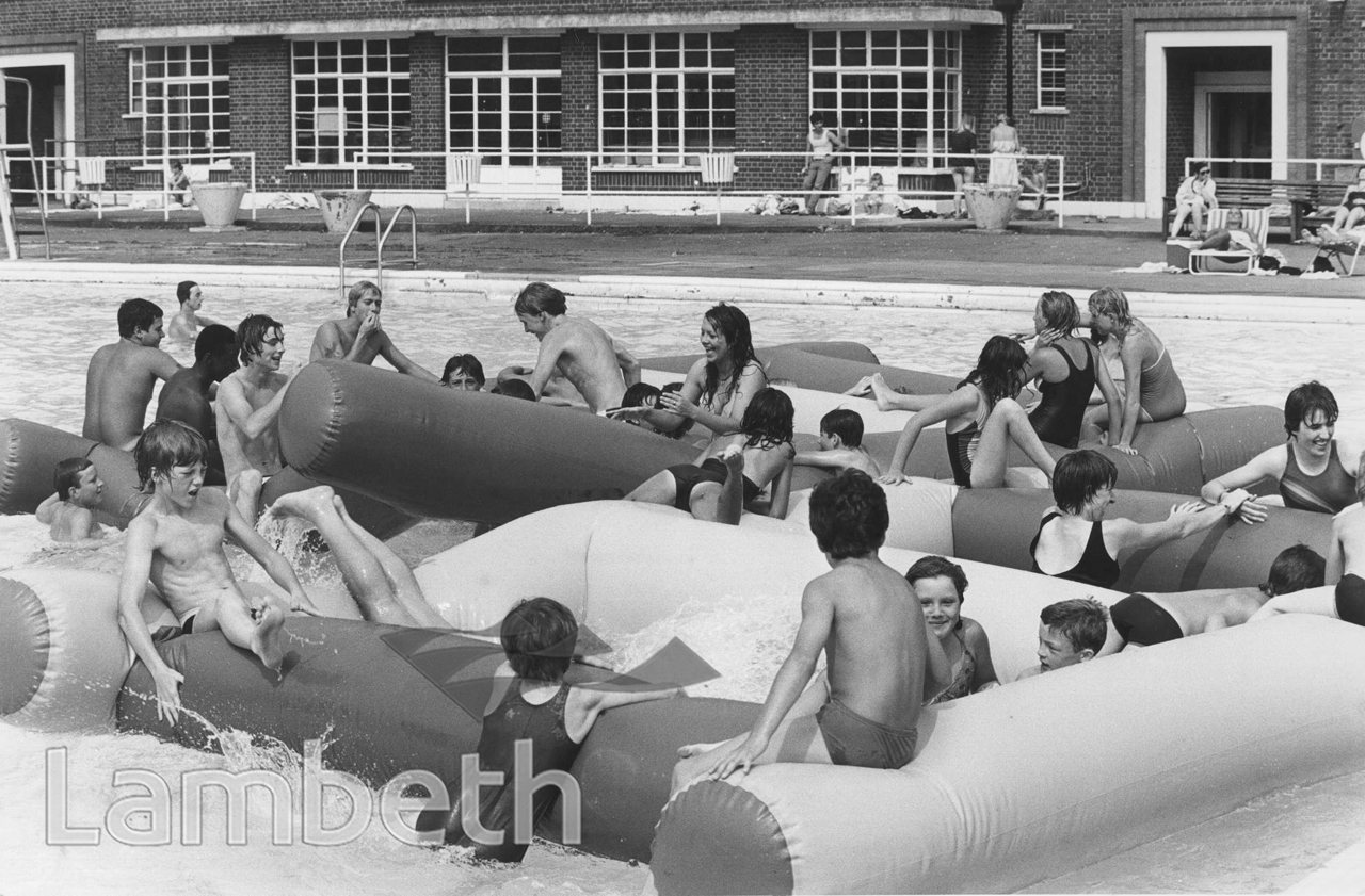 INFLATABLES, BROCKWELL LIDO, HERNE HILL