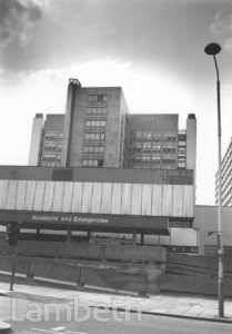 ST THOMAS' HOSPITAL, LAMBETH PALACE ROAD, LAMBETH
