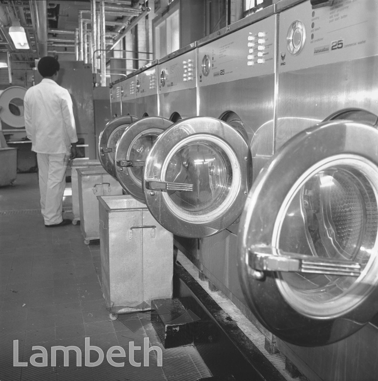 WASHING MACHINES, LAMBETH BATHS, LAMBETH WALK