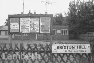 LAMBETH NOTICEBOARD & LUNCHEON CLUB, BRIXTON HILL
