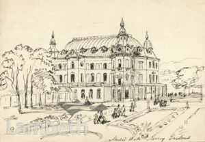 MUSIC HALL, SURREY GARDENS, PENTON PLACE, WALWORTH
