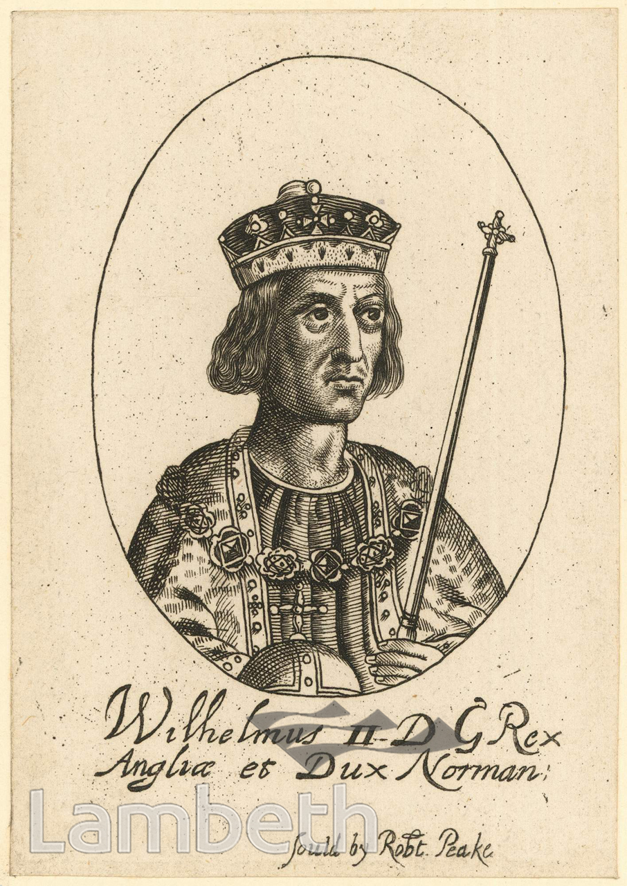 KING WILLIAM II, DUKE OF NORMANDY