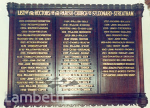 ST LEONARD'S CHURCH, STREATHAM HIGH ROAD, STREATHAM CENTRAL